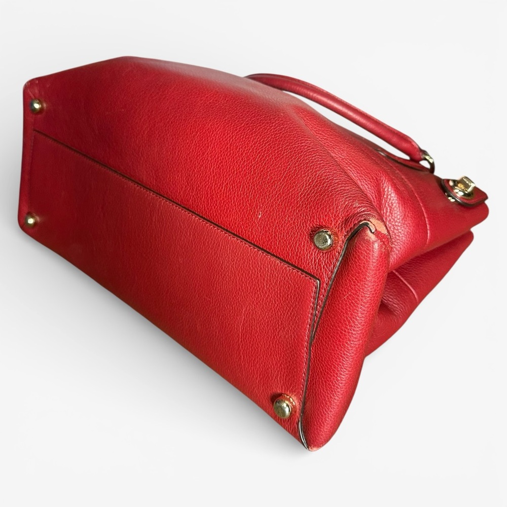 Coach Borough Red Leather Bag - Picture 6 of 11